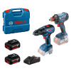 Aku sada náradia Bosch GSR 18V-50 + GDX 180-LI (2x5,0Ah) kufor 0615990N3F