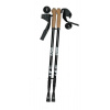 Sedco Trekové hole NORDIC WALKING ALU7075 černé vel. 65-140 cm (černá)