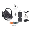 Set 2 v1 autosedačky BeSafe IZI GO MODULAR X2 i-Size + Set k protismerným autosedačkám 2025 iZi Go Modular i-Size X2 metallic mélange