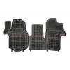 gumové koberečky černé s vyšším okrajem (2/3 sedadla, sada 2 ks)