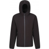 REGATTA PROFESSIONAL NAVIGATE TRF 690 / Pánska fleecová bunda s kapucňou - black/seal grey XXXL