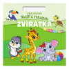 Lauko Omaľovánka Štvorec - Nalepuj a vyfarbuj! Zvieratká