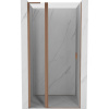 Mexen, Mexen Mist L výklopné sprchové dvere 110 cm, transparentné, brúsená meď - 8A4L-110-000-65-00