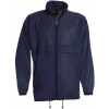 B&C | Sirocco, Vetrovka bez podšívky, modrá navy, 3XL