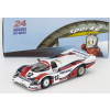 Spark-model Porsche 956 2.6l Twin Turbo Team Porsche Kramer Racing N 12 24h Le Mans 1986 Pierre Yver - Hubert Striebig - Max Cohen Olivar 1:64 Biela červená čierna