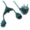 Gembird Cablexpert sieťový kábel 230V, 2m napájacie rozdvojka Y PC-186-ML6 PC-186-ML6