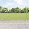 VidaXL Plot z reťazových článkov so 7 flanšovými vložkami 1.6x10 m Oceľ