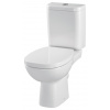 Cersanit FACILE 010 WC-kombi univerz.odpad, boč,prívod+sed.duroplast,SC,EO Biela K30-008 K30-008