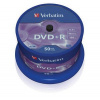 VERBATIM DVD+R(50-Pack),Spindl/MattSlvr/16x/4.7GB 43550 Verbatim
