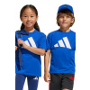 Detské bavlnené tričko adidas JC9717 modrá 110