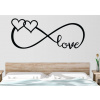 Samolepky na zeď - Infinity Love Barva: Bílá, Rozměry samolepky ( šířka x výška ): 120 x 50 cm