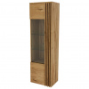 Linea Natura VITRÍNA, dub, farba duba, 59,6/200/44 cm - Obývacie zostavy - 002748016004