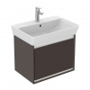 Ideal Standard Connect Air Skrinka pod umývadlo Cube 55 cm, 48x41x40 cm, hnedá mat/biela mat E0844VY