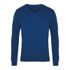 Premier Workwear Pánsky pletený sveter PR694 Royal -ca. Pantone 286 L