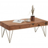 Ambia Home KONFERENČNÝ STOLÍK, farba akácie, bronzová, drevo, kov, kompozitné drevo, 115/60/45 cm - Stolíky do obývačky - 001944001106
