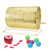 VEVOR Lotériový bubon 138x125MM Kovová otočná klietka