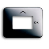 Busch-Jaeger kryt regulátor teploty Alpha Nea, Alpha exclusiv platina 2CKA006430A0291; 2CKA006430A0291