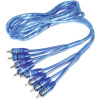 Sinustec RCA 65-4 cinch kábel 6.50 m; 14194
