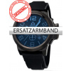 Rothenschild Replacement Strap silicon RS-1108-IB Black Black Clasp