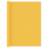 Balkónová zástěna žlutá 120 x 500 cm oxfordská látka Žlutá 135030