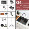 OEM Kitchen Sink - Multifunkční kuchyňský dřez z nerezové oceli Rozměry: 60x45cm-G4