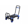 Skladací prepravný vozík 2 v 1, plošinový, do skladu, nosnosť 150 kg Kraft&Dele
