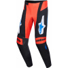 kalhoty TECHSTAR KNIF, ALPINESTARS (oranžová/černá/modrá, vel. 38)