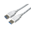 PremiumCord ku3paa1w Prodlužovací USB 3.0 Super-speed 5Gbps A-A, MF, 9pin, 1m bílý (ku3paa1w)