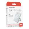 Verbatim Charge 'n' Go Magnetic Wireless Lítium polymér (lipo) 10000 mAh Bezdrôtové nabíjanie Modrá (32266)