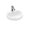 Villeroy & Boch Architectura - Zápustné umývadlo Ø 450 mm, bez prepadu, alpská biela 5A654601