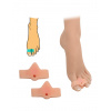 Healmed 437-1 korektor hallux s návlekom na prst a palec telový 2 ks