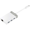 TrendNet TUC-ETGH3 3 porty USB kombinovaný hub sivá; TUC-ETGH3