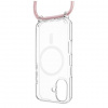 Fixed MagPure Neck s ružovou šnúrkou na krk pre Apple iPhone 16 FIXPUNM-1400-PI