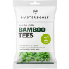 Masters Golf Bamboo Graduated Tees 1in Bag 25ks Lime