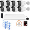 Súprava na sledovanie Hilook 8x kamera IPC-B440H(4mm)(C) s 2TB diskom