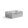 Skladacia prepravka maxi Made Crate - misty grey