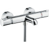 HANSGROHE Ecostat Comfort vaňový termostat na stenu, pre 2 spotrebiče, chróm, 13114000