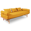 Marior Le Mar daybed natural drevo Farba rámu: Natural, Farba matraca: Yellow