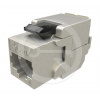 Samorezný keystone Solarix CAT6 STP SXKJ-6-STP-BK-SA