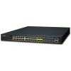 Planét SGS-6341-24P4X L3 switch, 24x1Gb, 4x1Gb SFP, 4x10Gb SFP+, 24x PoE 802.3at 370W, HW/IP stack, VSF/Cluster