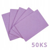50KS PRACOVNÁ PODLOŽKA VODEODOLNÁ FIALOVÁ 45x33CM