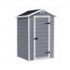 MANOR 4x3 záhradný domček, sivo-biely
