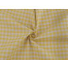 Bavlnená metráž / imitácia ľanu hrubšia, kanafas žltá 1m