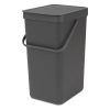 Brabantia Odpadkový kôš Sort & Go, 16 l, sivý, 109966