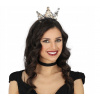 ČELENKA PRINCEZNÁ KRÁĽOVNÁ STRIEBORNÁ KORUNA ČIERNA HALLOWEEN