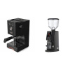 Gaggia Classic UP, black + Eureka Atom W 75, black