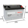 BOSCH autobatéria 70Ah, S3 12V 640A, 0 092 S30 080
