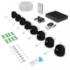 8.0Mpx IP kamerový systém PROFI 8xDOME PRD38 ANTRACIT