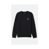 BRIXTON mikina - Alpha Square Crew Black (BLACK) veľkosť: L
