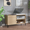 Skrinka na platne dub sonoma 84,5x38x48 cm kompozitné drevo-ForU-831952